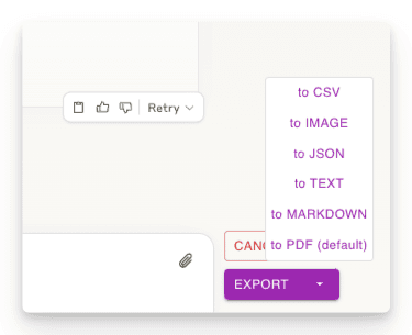 AI Chat Exporter feature: supports multiple formats